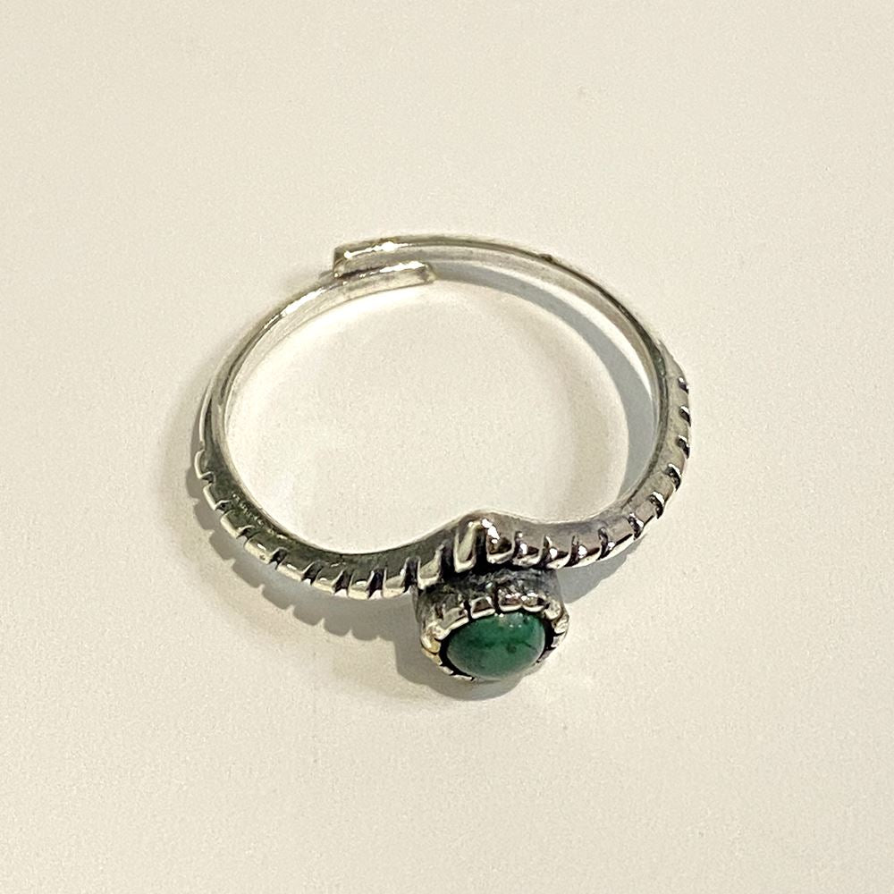 Silver-Plated Adjustable Ring (#26)