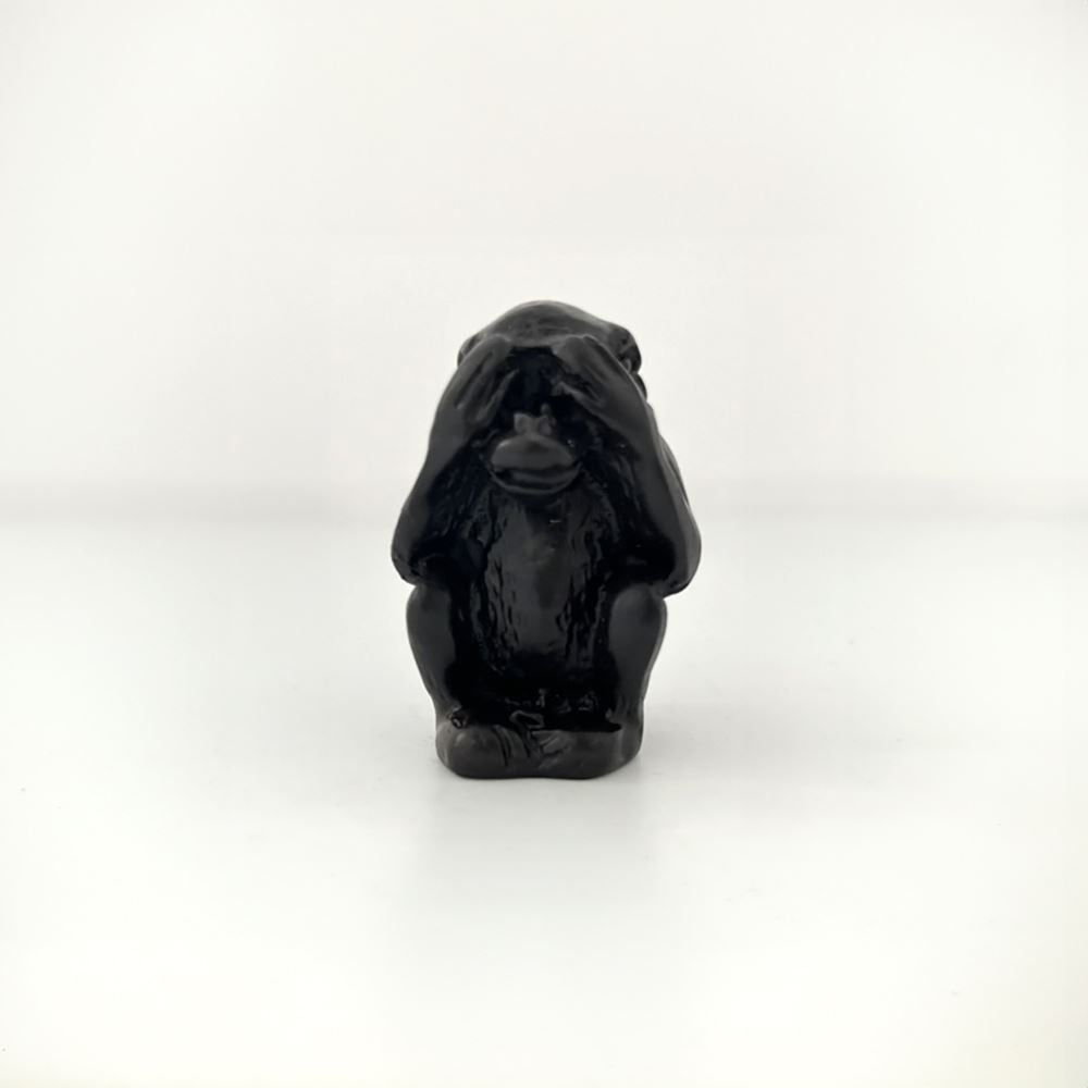 See No Evil Monkey Figurine, 4cm