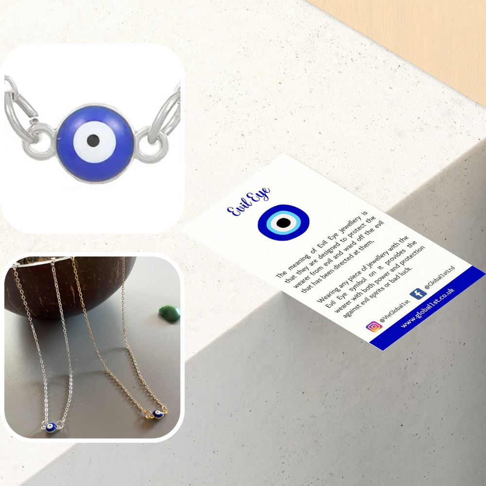 Evil Eye Pendant (0.5cm), Tiny