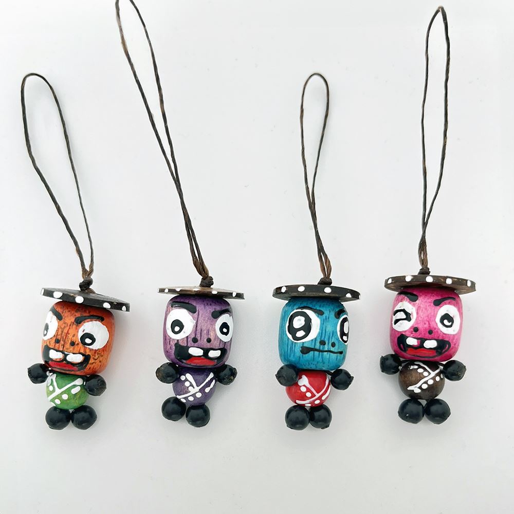 Hanging Poppet, Assorted Colour, Approx. 4-8cm