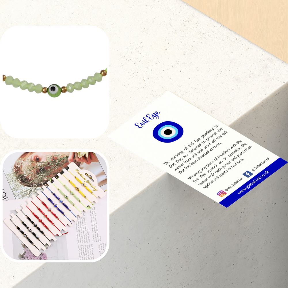 Evil Eye Artificial Crystal Bracelet