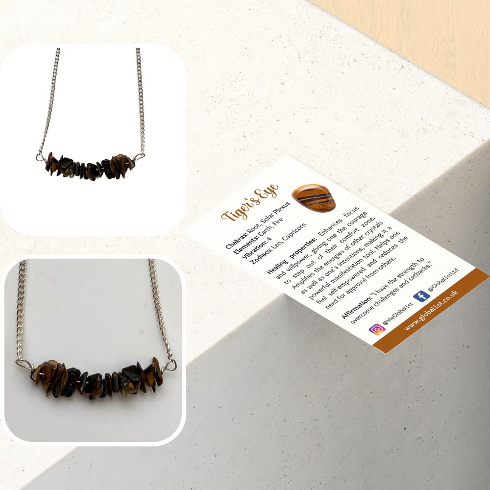 Silver Chain Chips Pendant