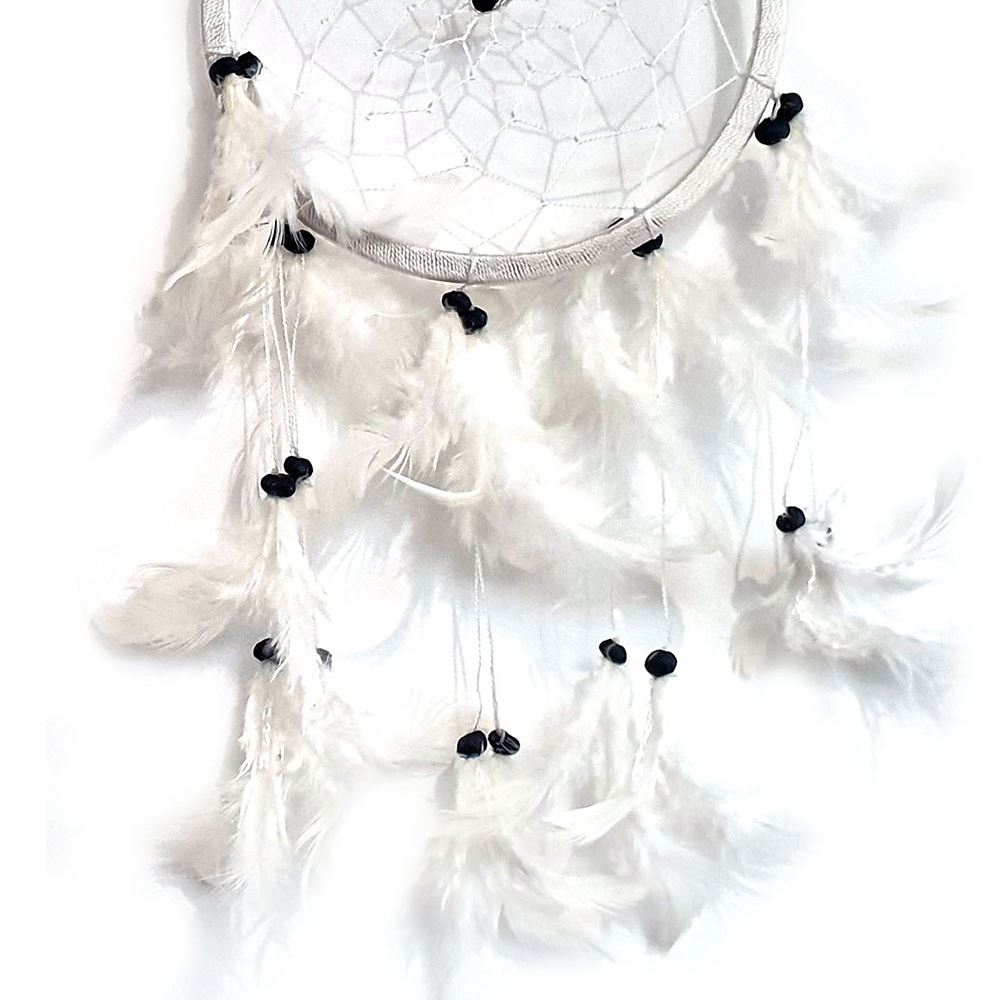 Dream Catcher, 16cm Ring, White