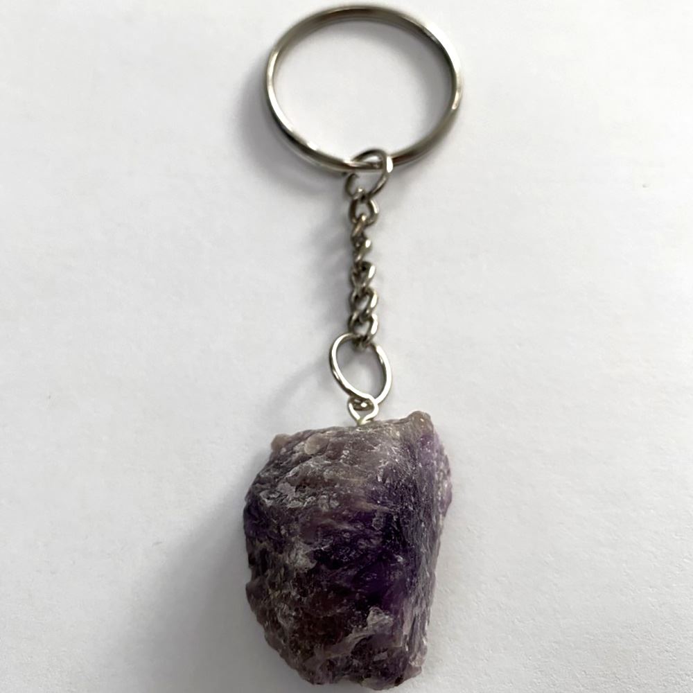 Raw Rough Cut Keychain, 9x3x3cm