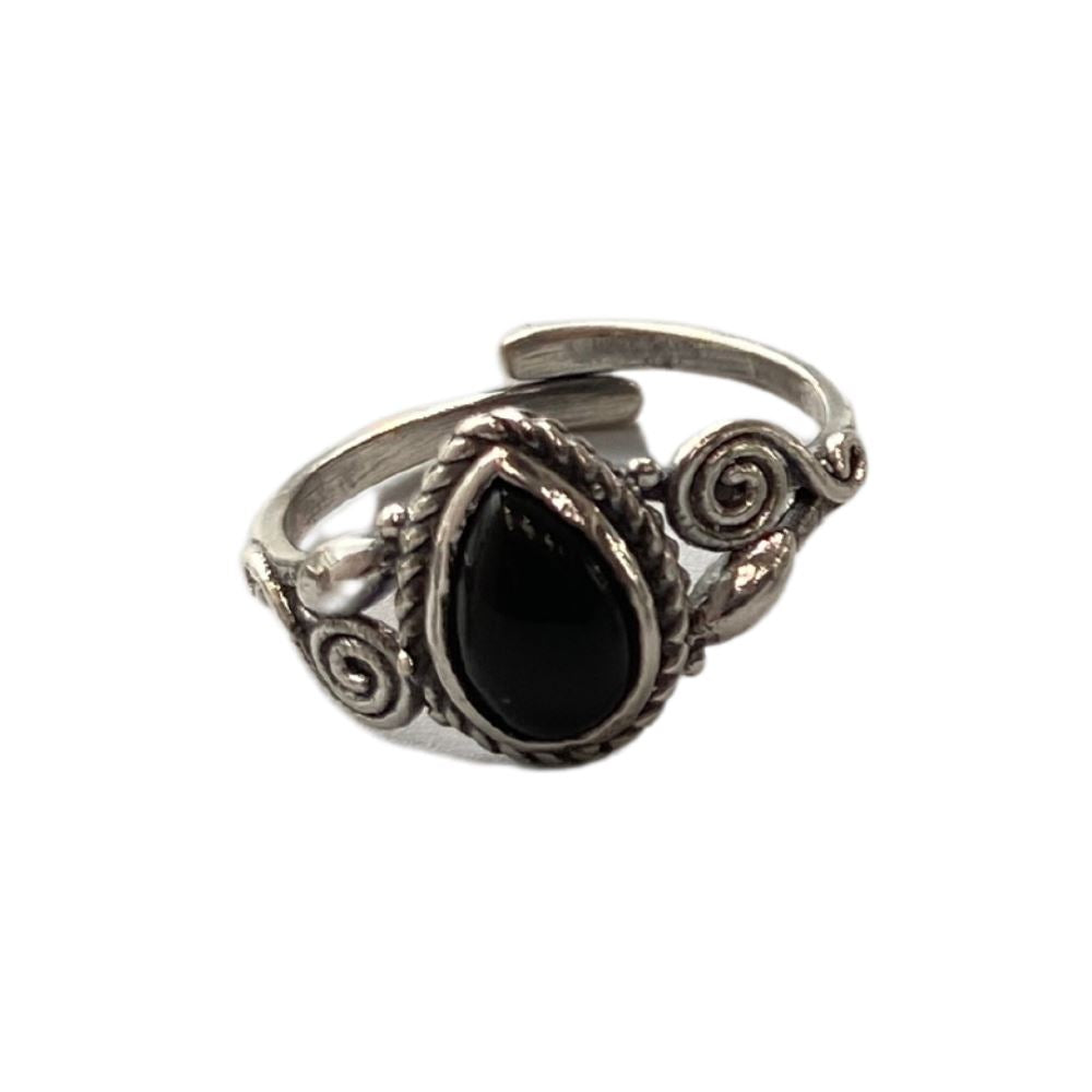 Silver-Plated Adjustable Ring (#05)