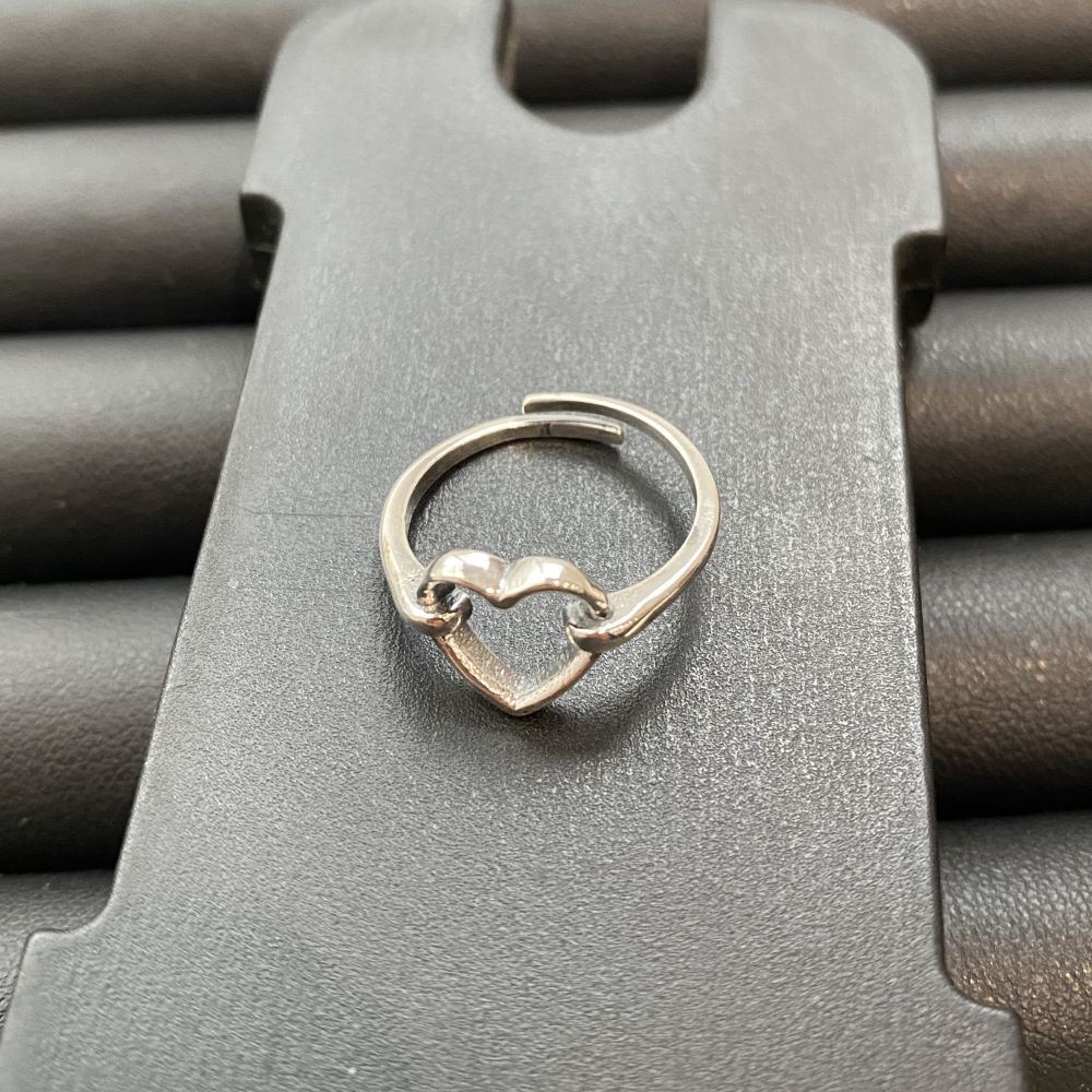 Silver-Plated Adjustable Ring (#68)