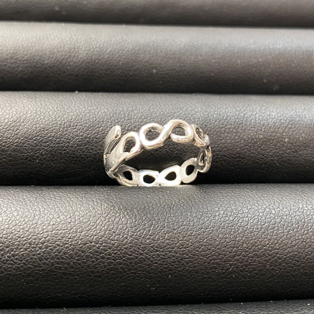 Silver-Plated Adjustable Ring (#66)