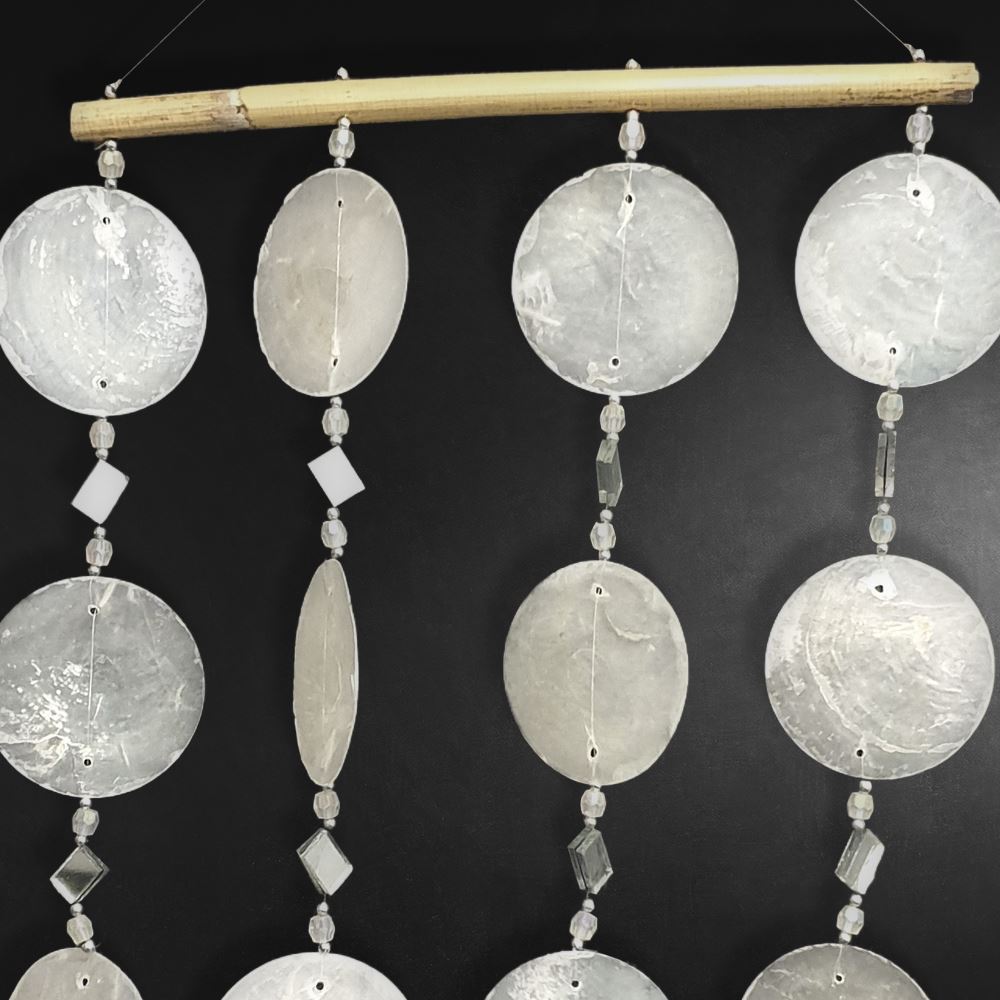 Small Capiz Windchime, Natural