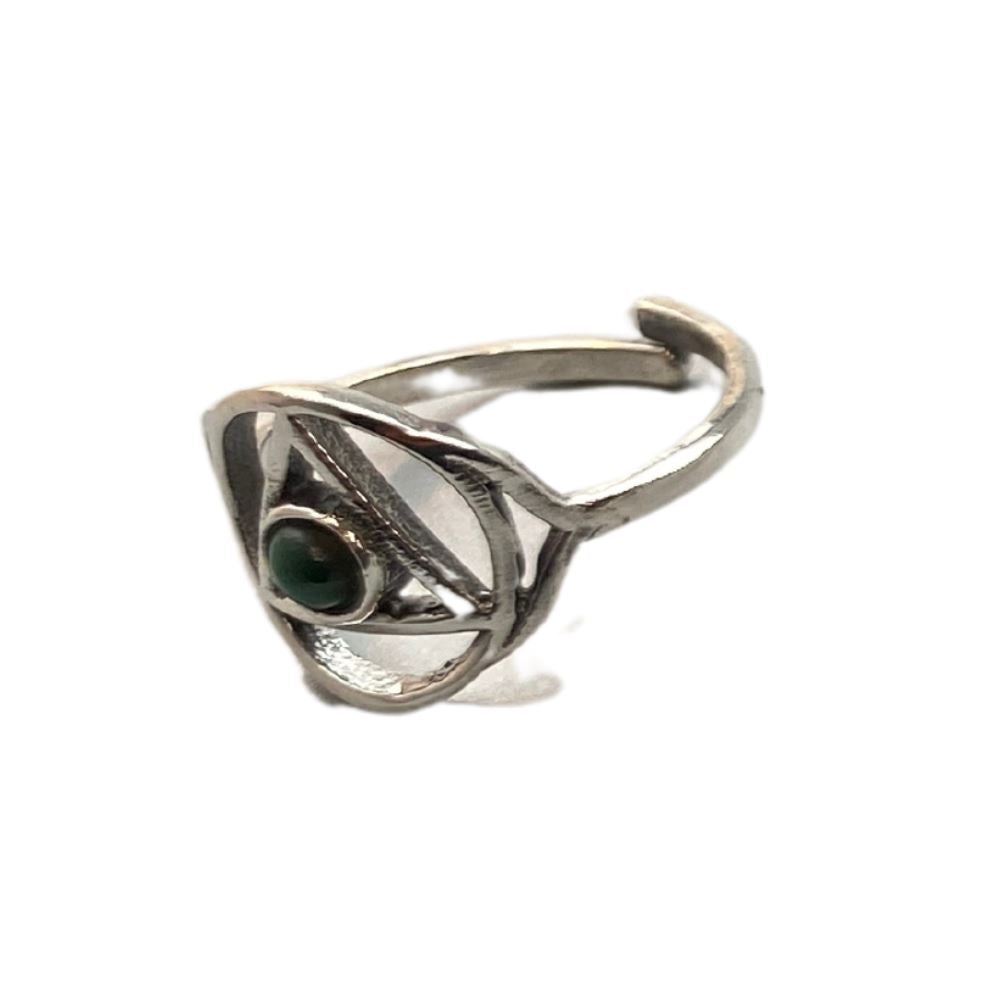 Silver-Plated Adjustable Ring (#25)
