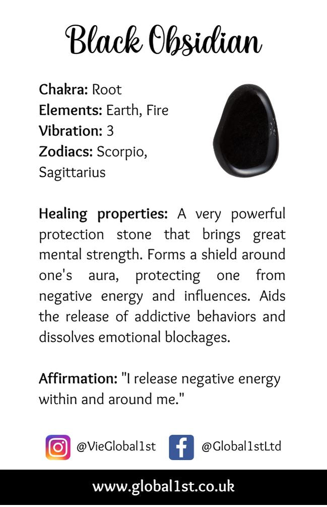 Crystal Skull Head, 2cm, Black Obsidian