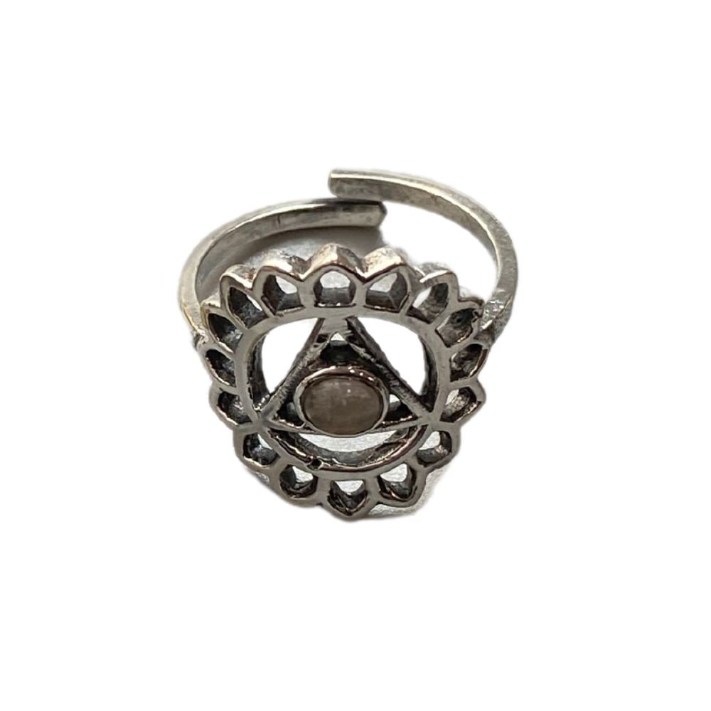 Silver-Plated Adjustable Ring (#23)