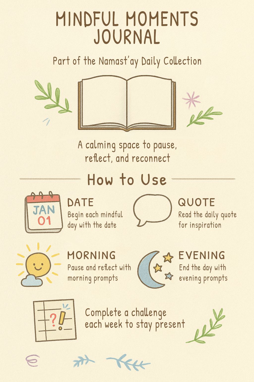 Mindful Moments Journal, Volume I, Paperback