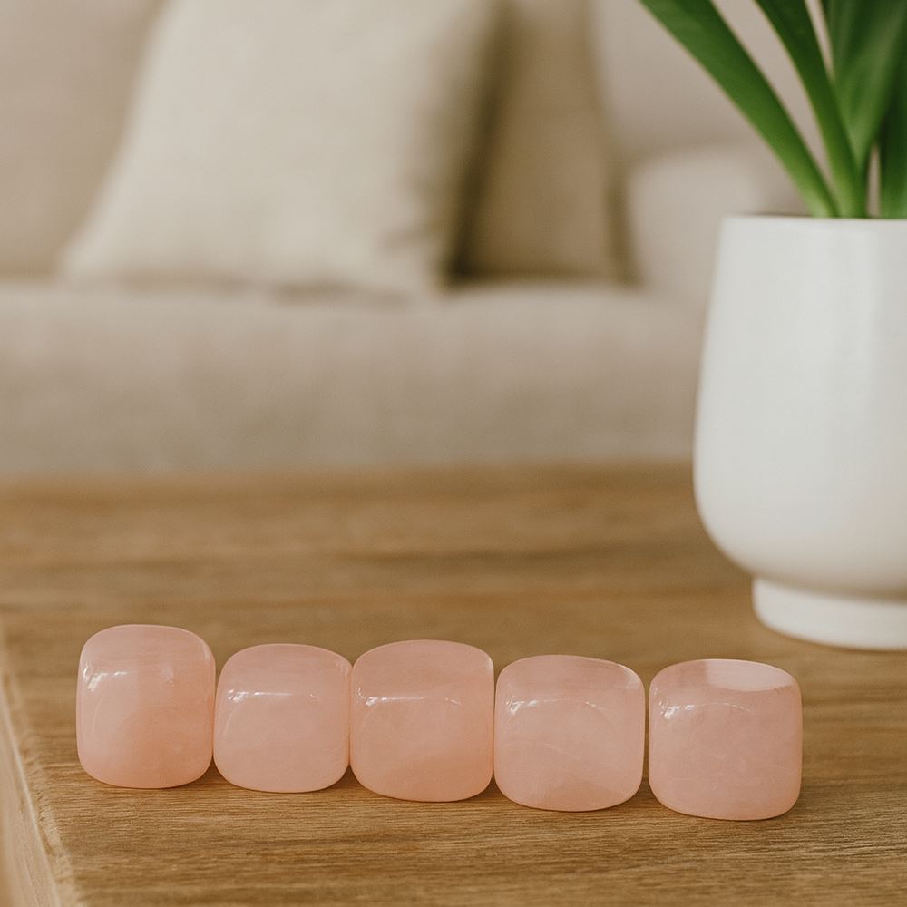 Crystal Cube, 2-2.5cm, Rose Quartz