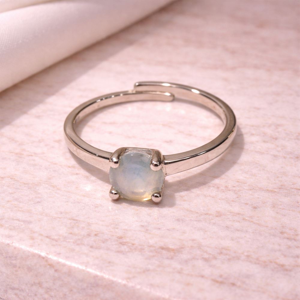 Silver-Plated Adjustable Ring (#32)