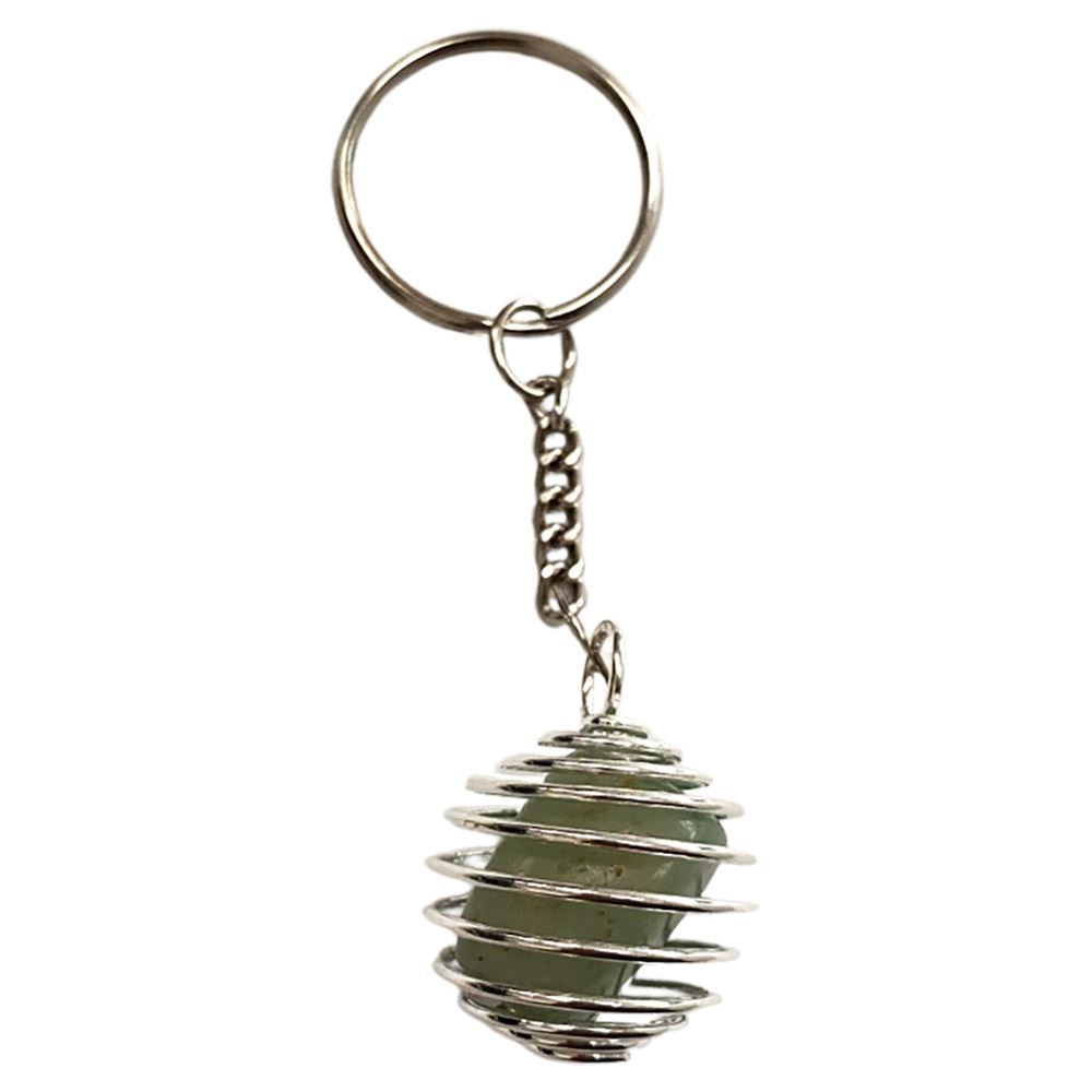 Spiral Cage Tumble Keychain