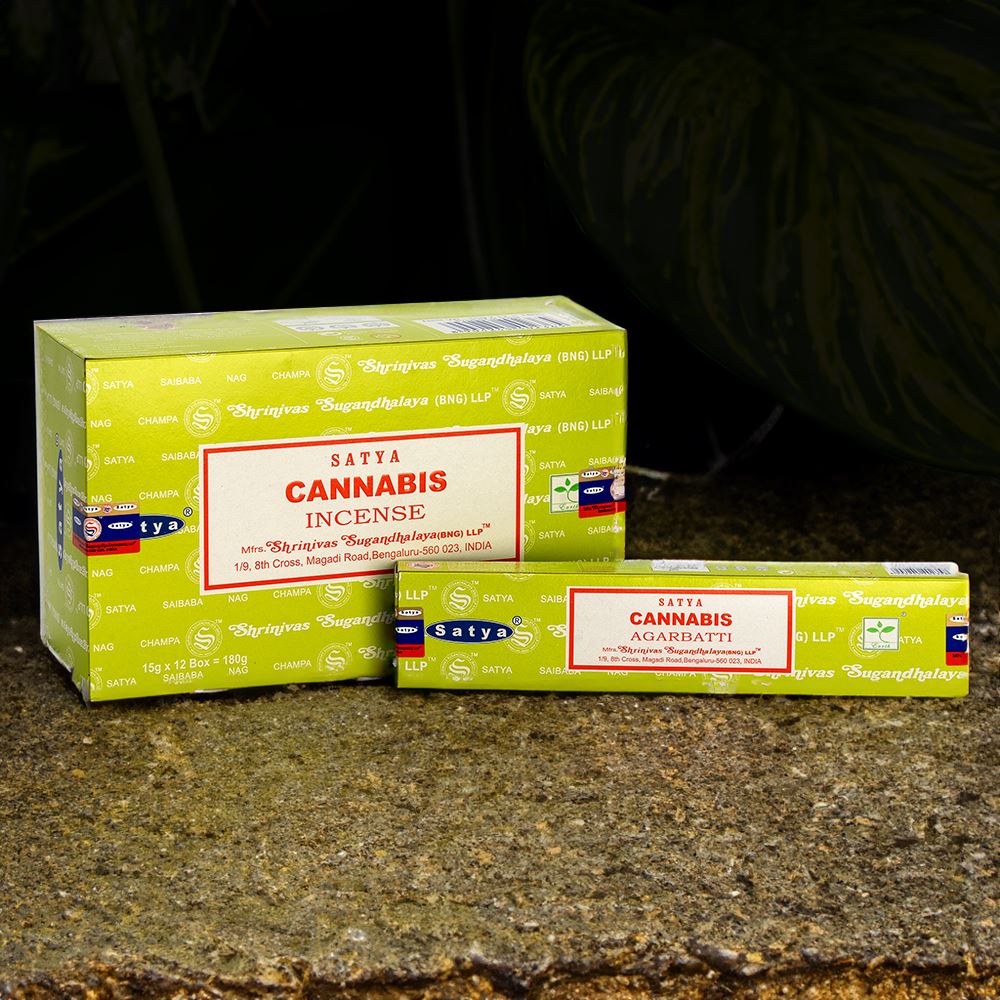 Premium Satya Incense Sticks, 12 Packs x 15g