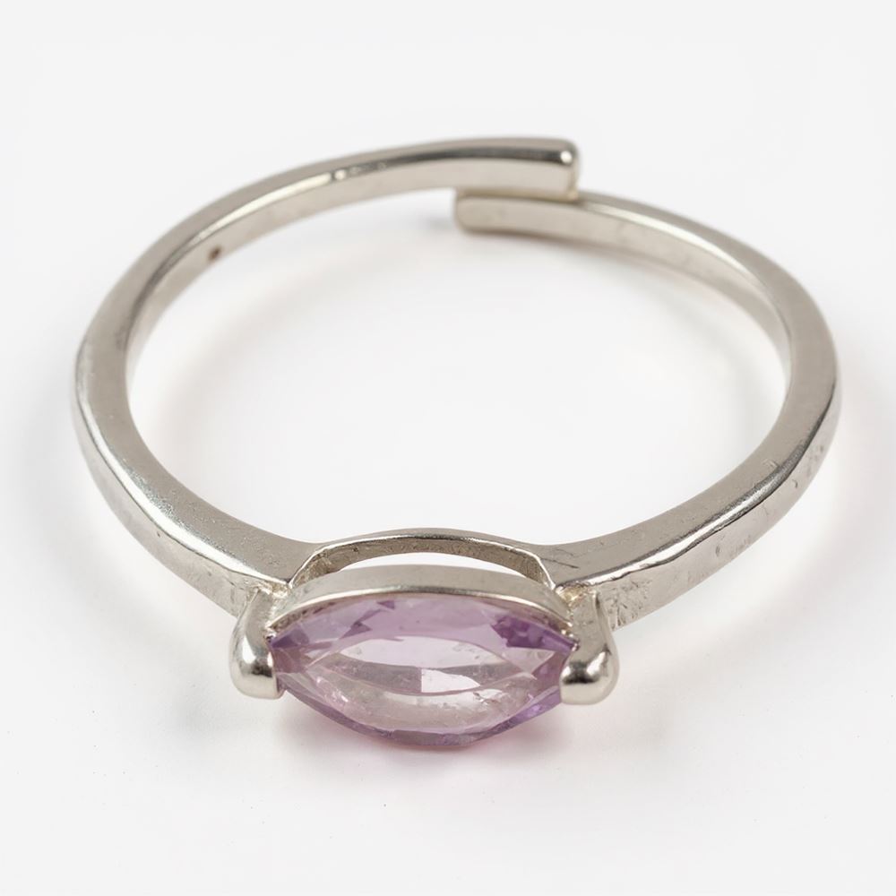 Silver-Plated Adjustable Ring (#34)