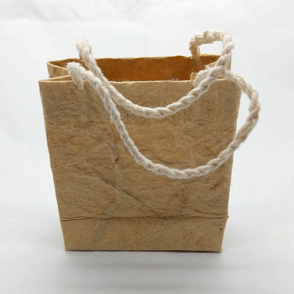 Mulberry Paper Gift Bag, 9x10x3cm, Single