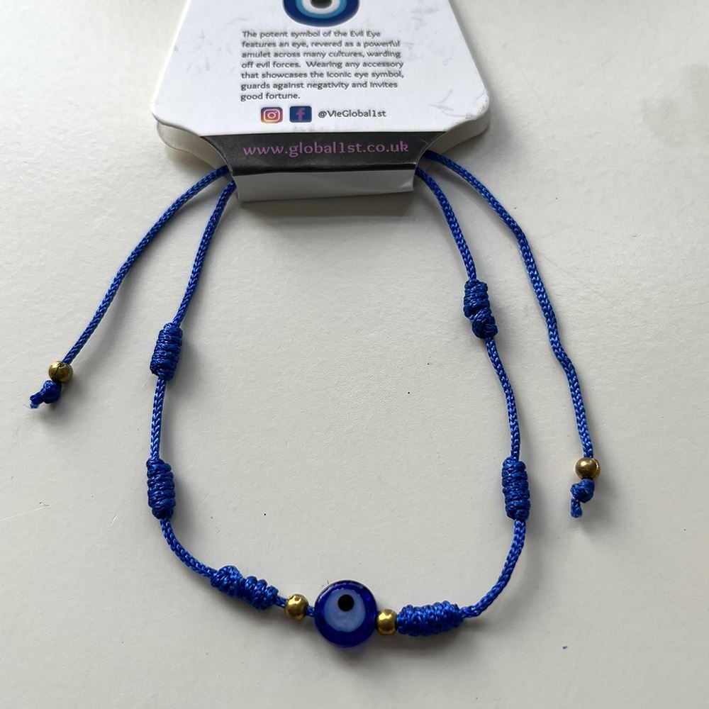 Evil Eye Seven-Knot Thread Braided Bracelet