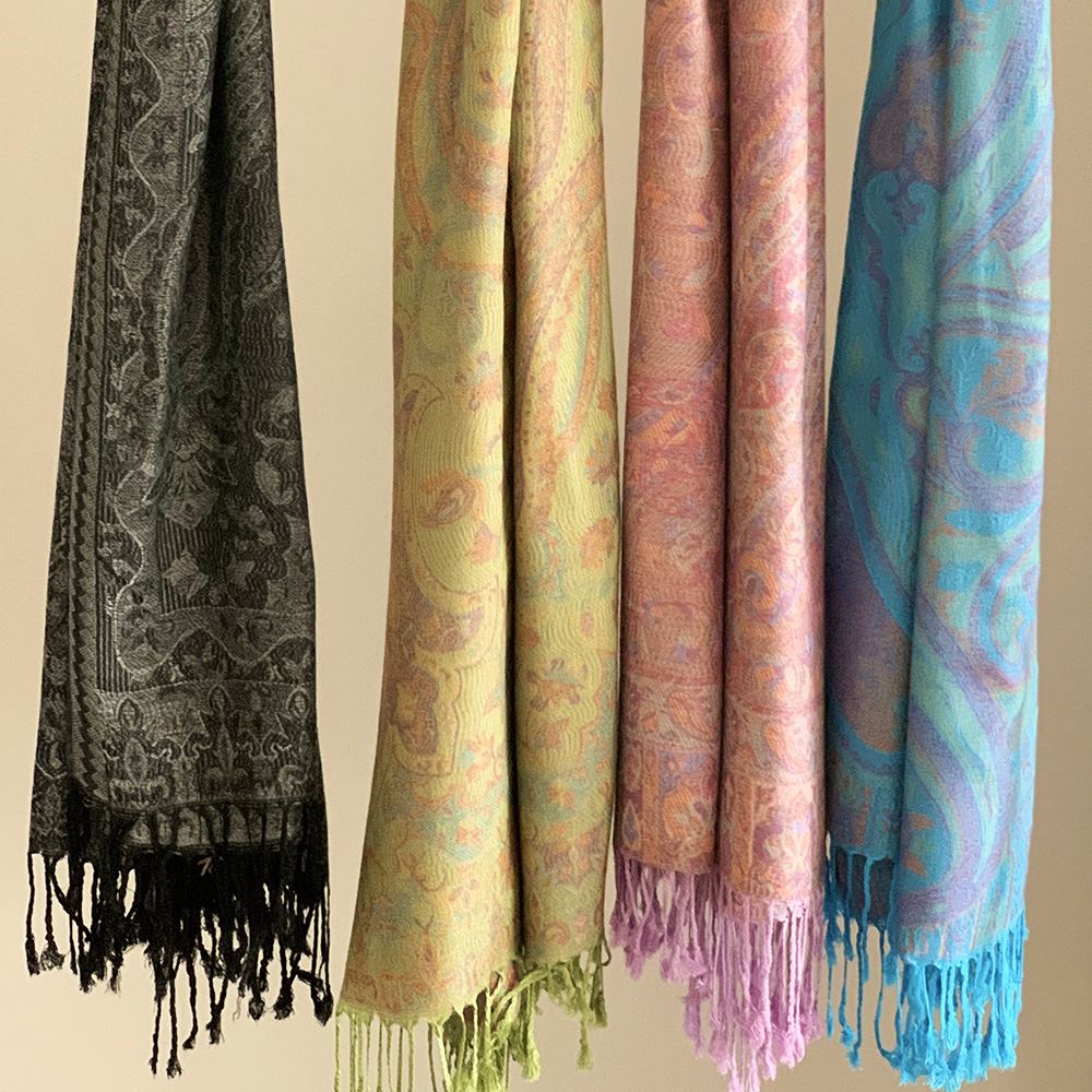 Cashmere Scarf, Pink/Purple