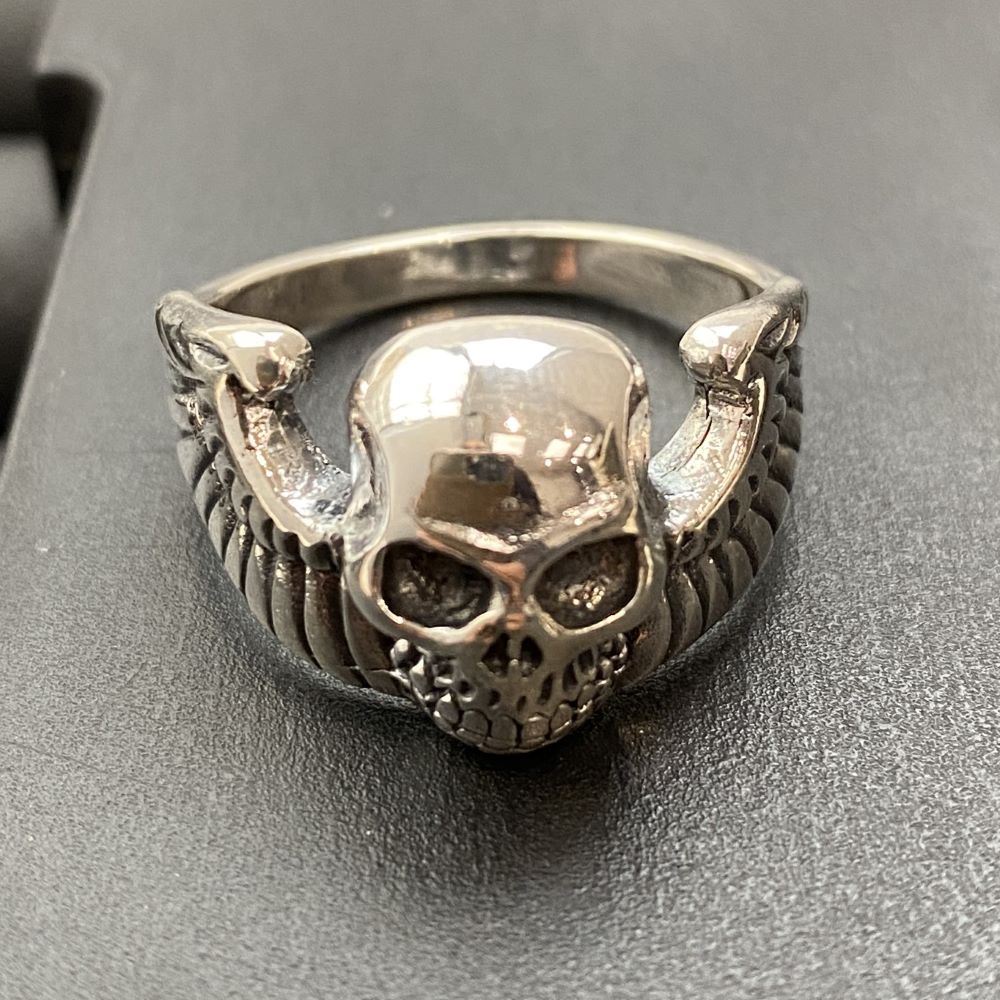 Silver-Plated Gothic Ring (#48)