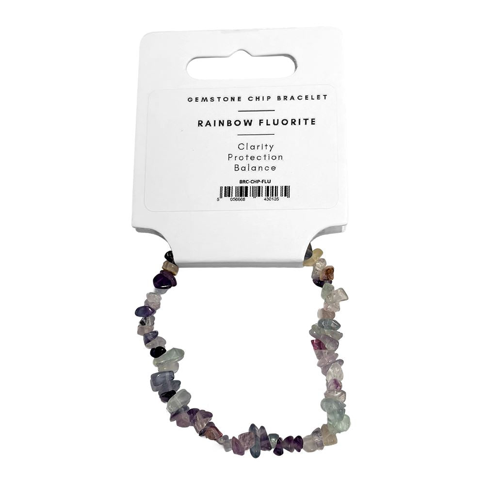 Gemstone Chip Stretch Bracelet