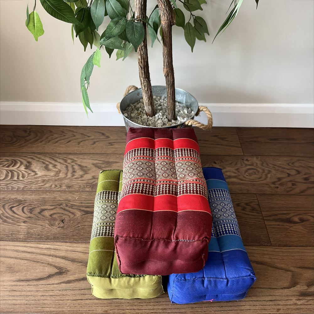 Authentic Thai Meditation Cushion, 35x12x15cm