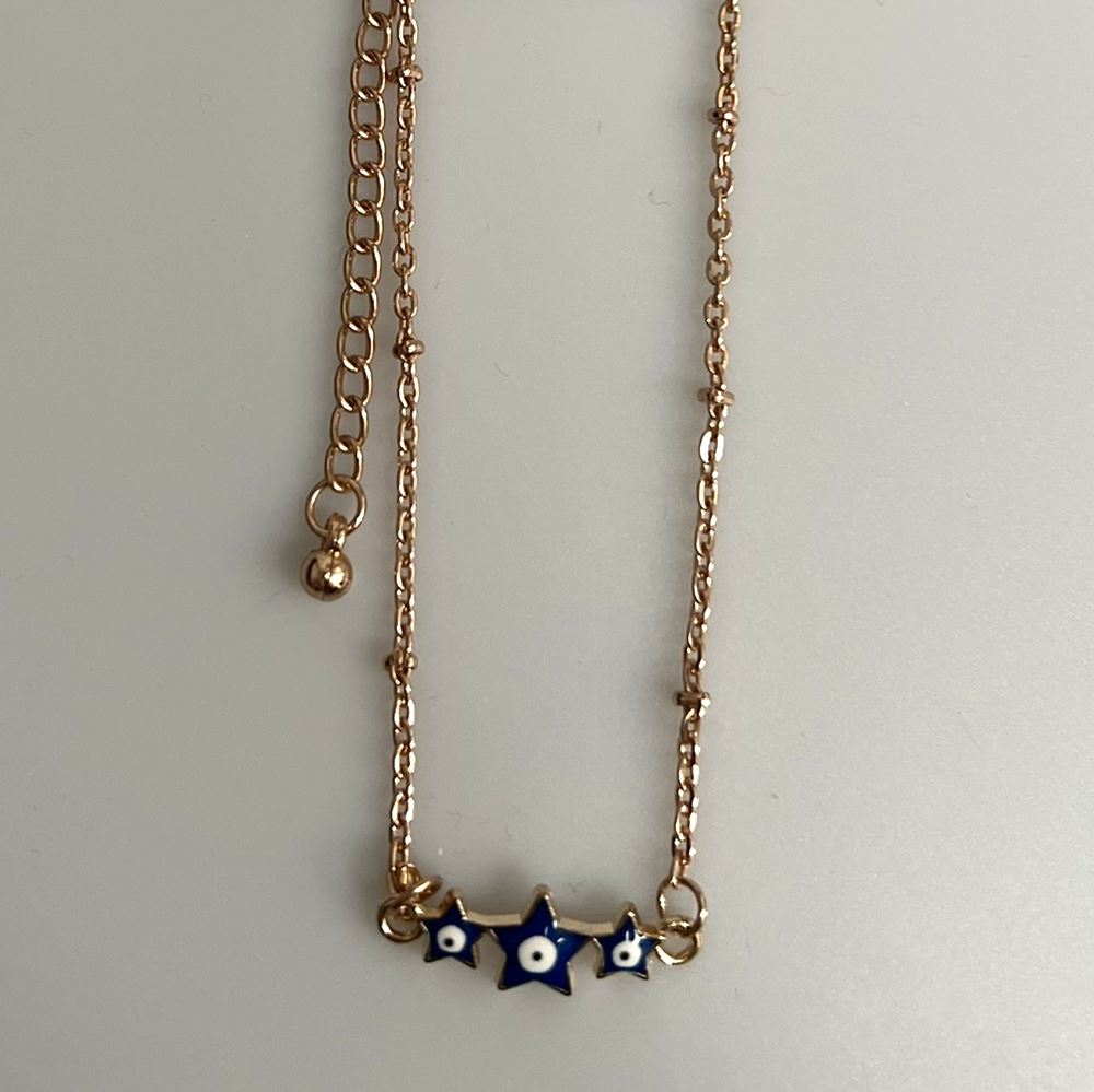 Evil Eye Anklet, Stars (JIT)