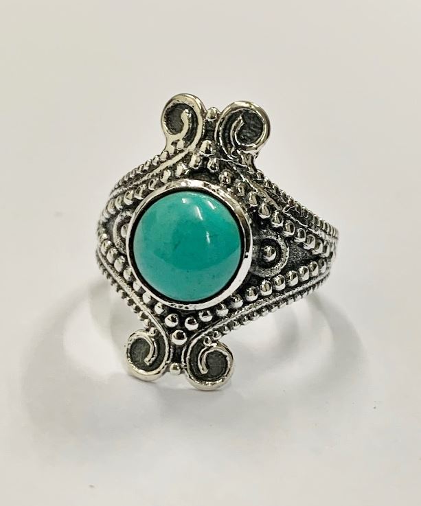 Silver-Plated Adjustable Ring (#12)