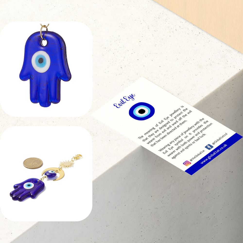 Evil Eye Sun and Moon Hanging