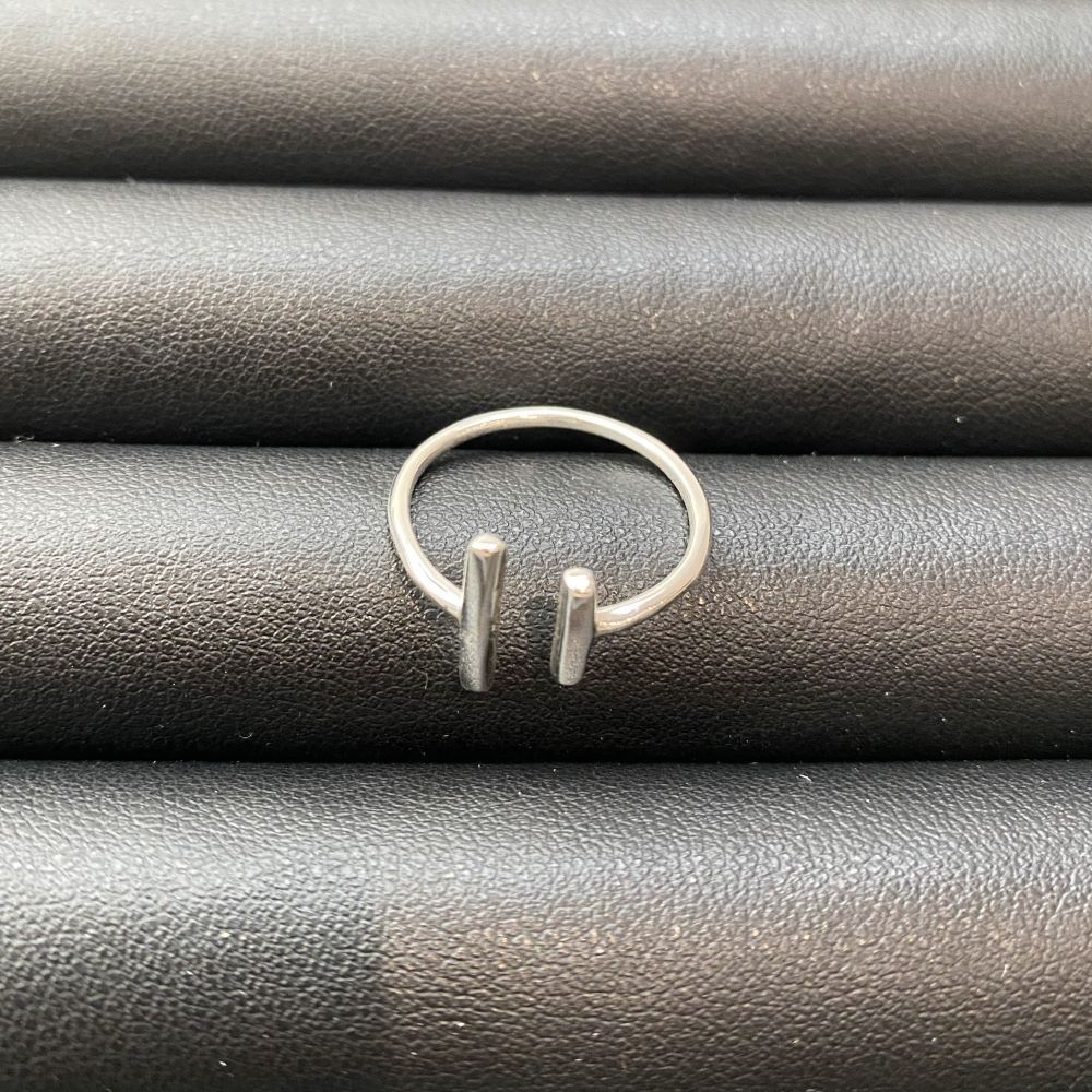 Silver-Plated Adjustable Ring (#59)