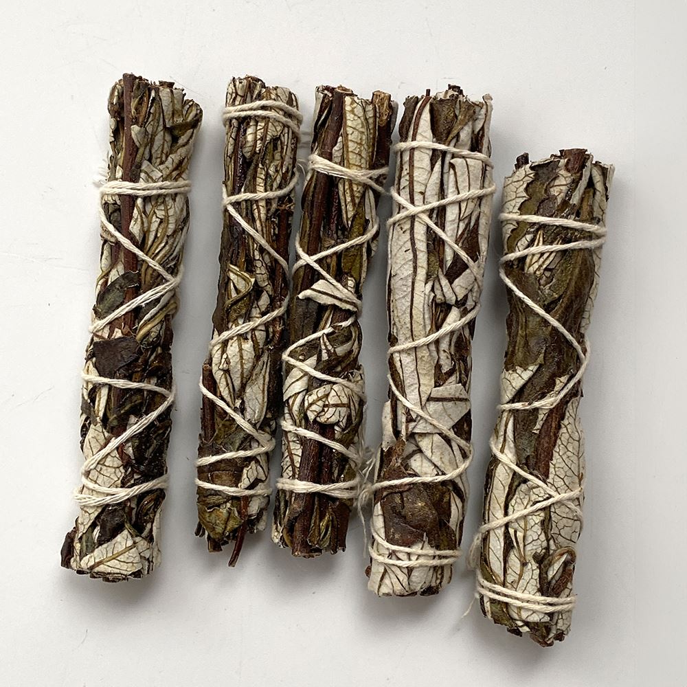 Slimline Smudge Stick, White Sage and Yerba Santa 4"