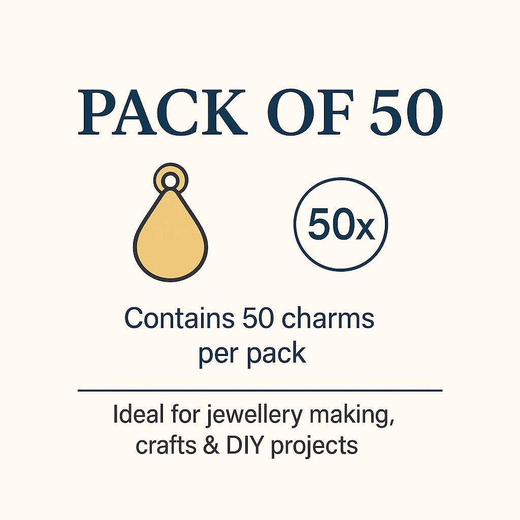 Alloy Charm, Open Heart, Antique Gold, Approx. 1.3x1.5cm, Pack of 50