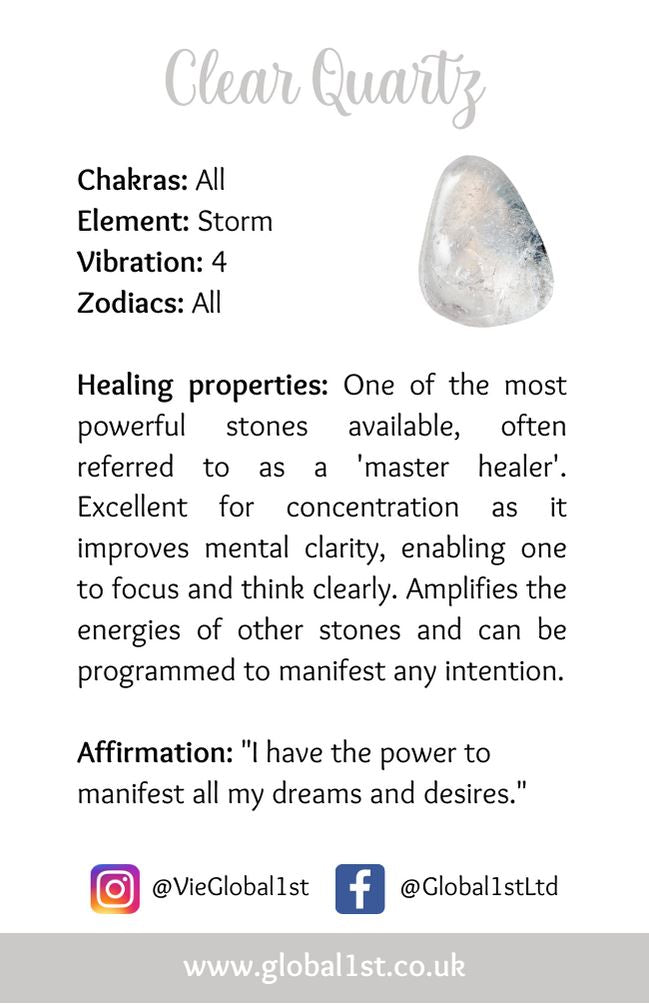 Crystal Sand Jar, 200g, Clear Quartz