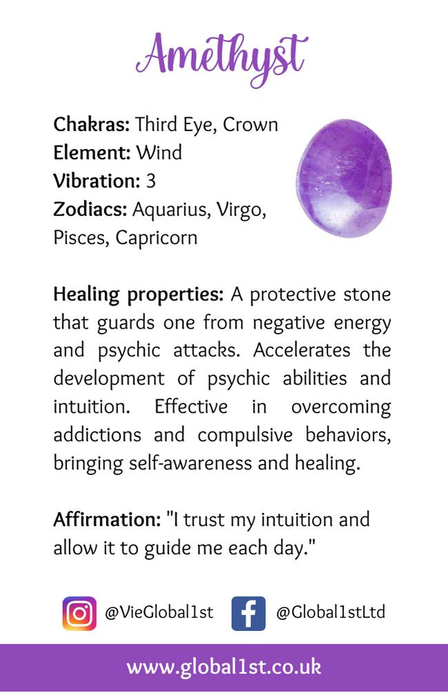 Crystal Sand Jar, 200g, Amethyst