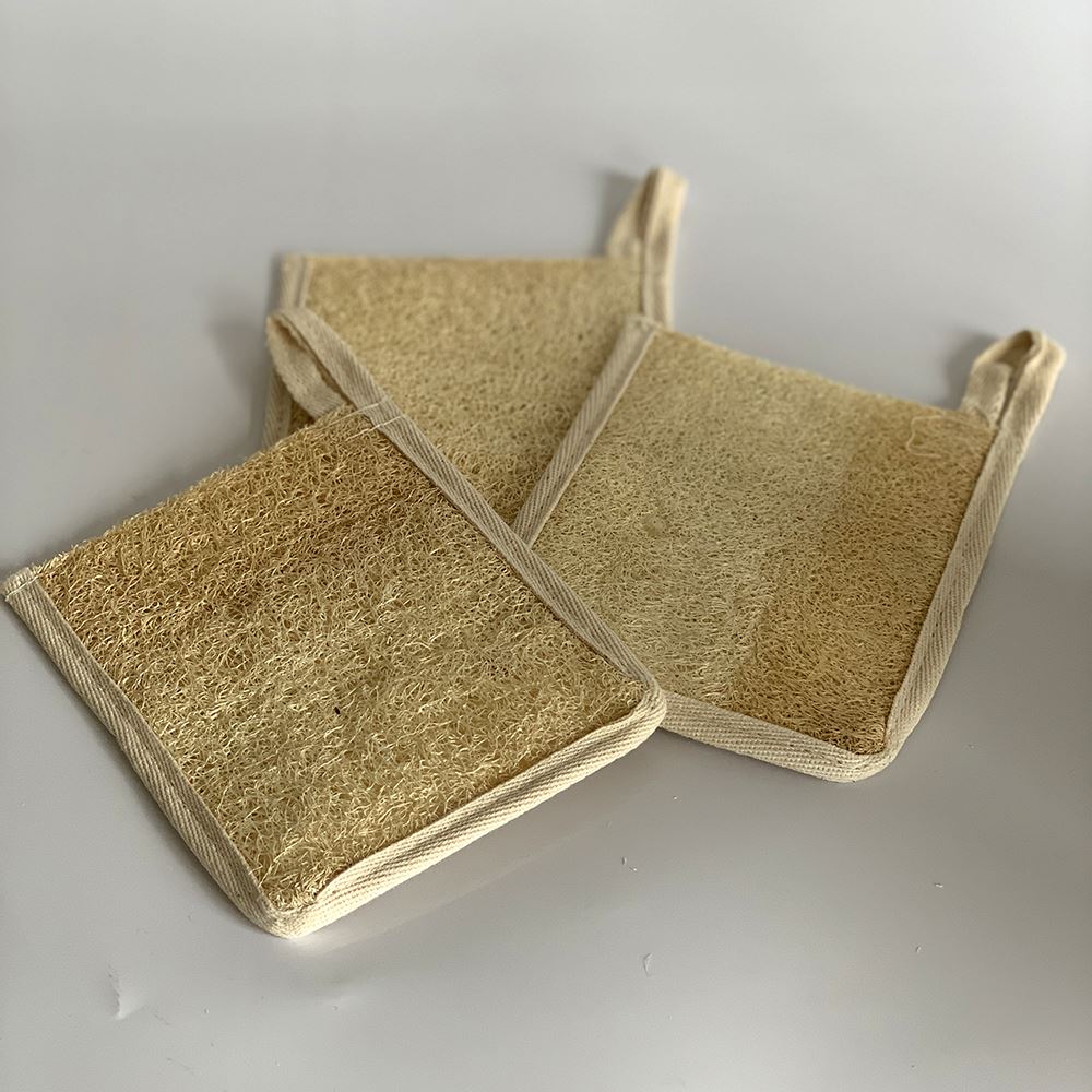 Loofah Pouch/Mitt Rectangular, 14x10cm
