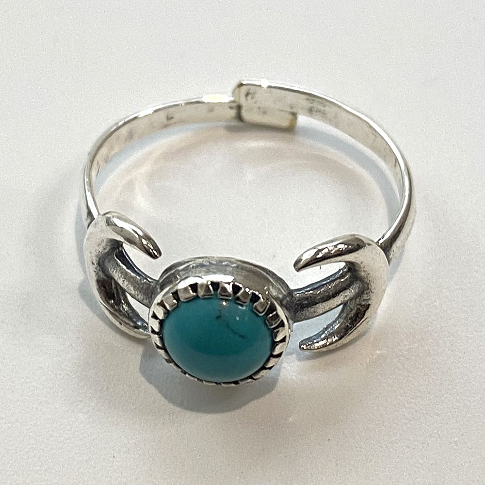 Silver-Plated Adjustable Ring (#42)