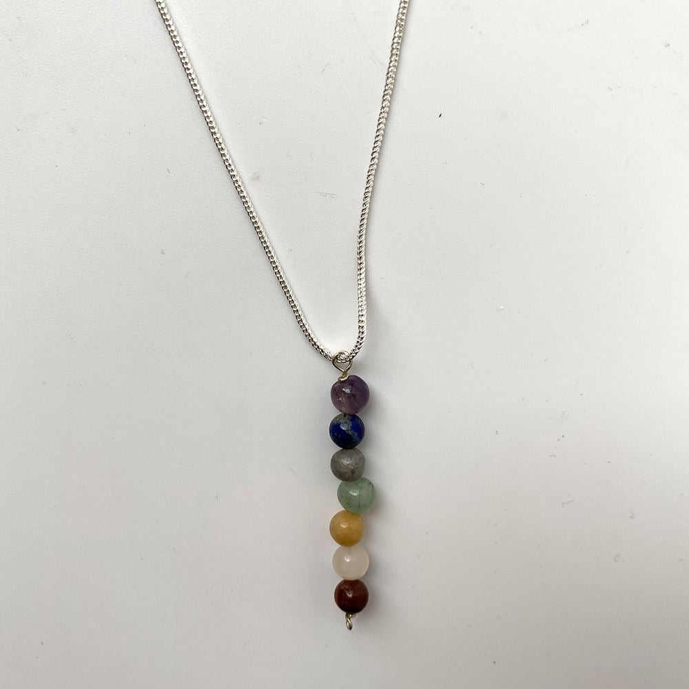 7 Chakra Gemstone Beads Necklace