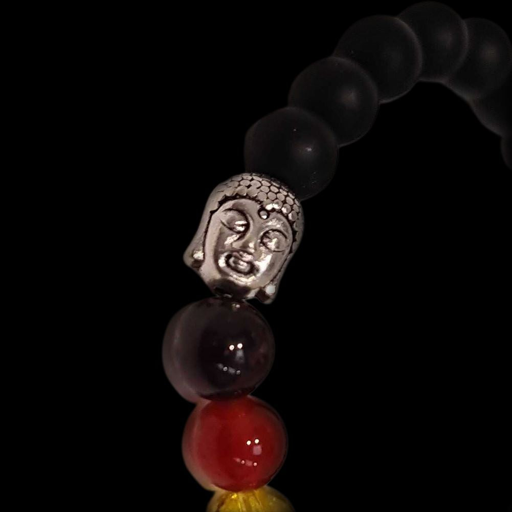 Antique Buddha Bracelet, 7 Chakra