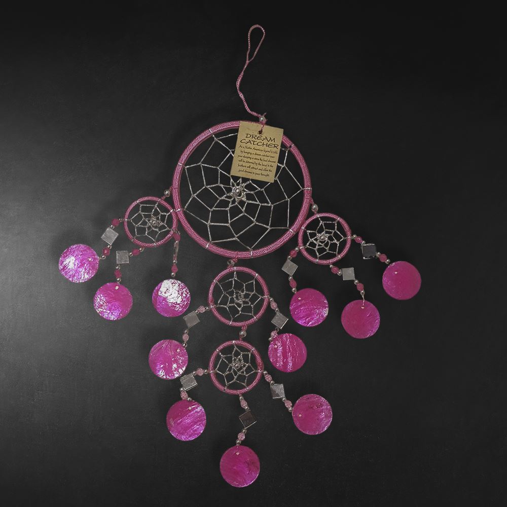 Capiz Dream Catcher, No Feathers, 12cm