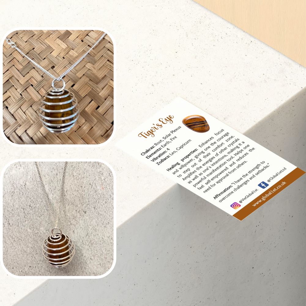 Spiral Tumbled Pendant