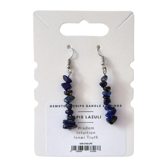 Gemstone Chips Dangle Earrings