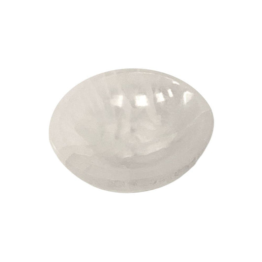 Selenite Bowl, Round, 6x3cm