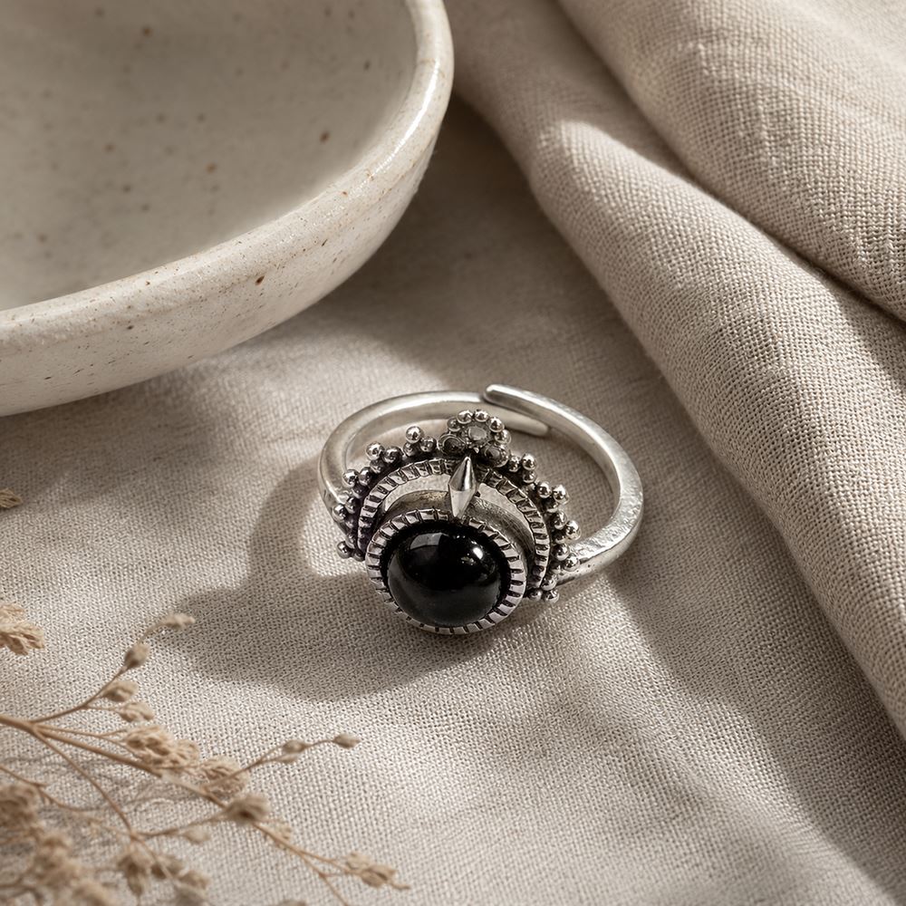 Silver-Plated Adjustable Ring (#11)