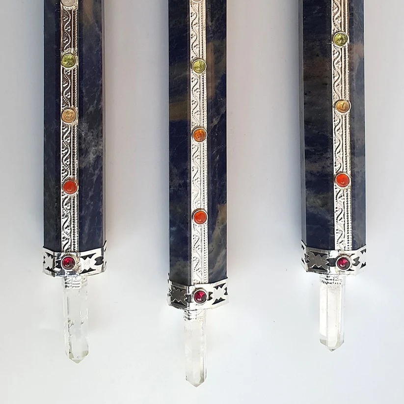 7 Chakra Healing Stick, 15cm, Sodalite - image 5