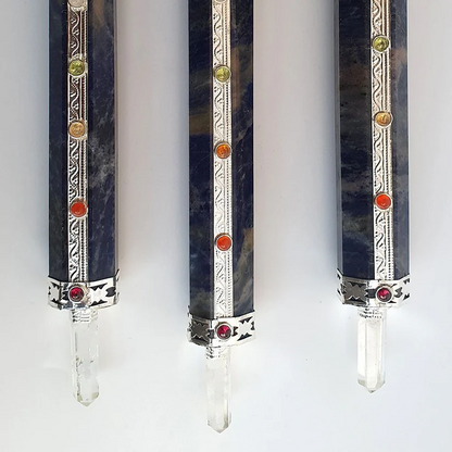 7 Chakra Healing Stick, 15cm, Sodalite - image 5
