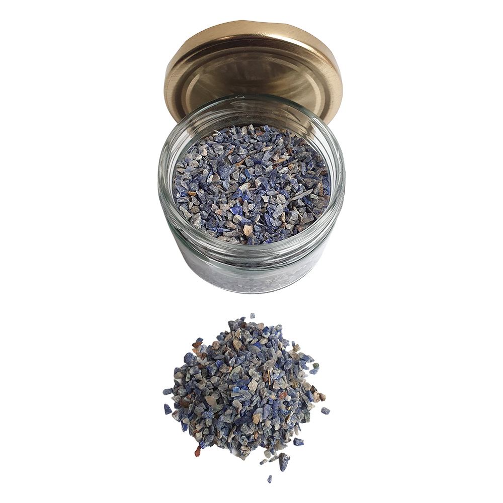 Crystal Sand Jar, 200g, Sodalite