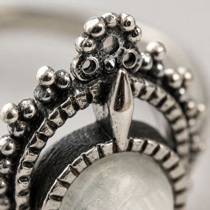 Silver-Plated Adjustable Ring (#11)