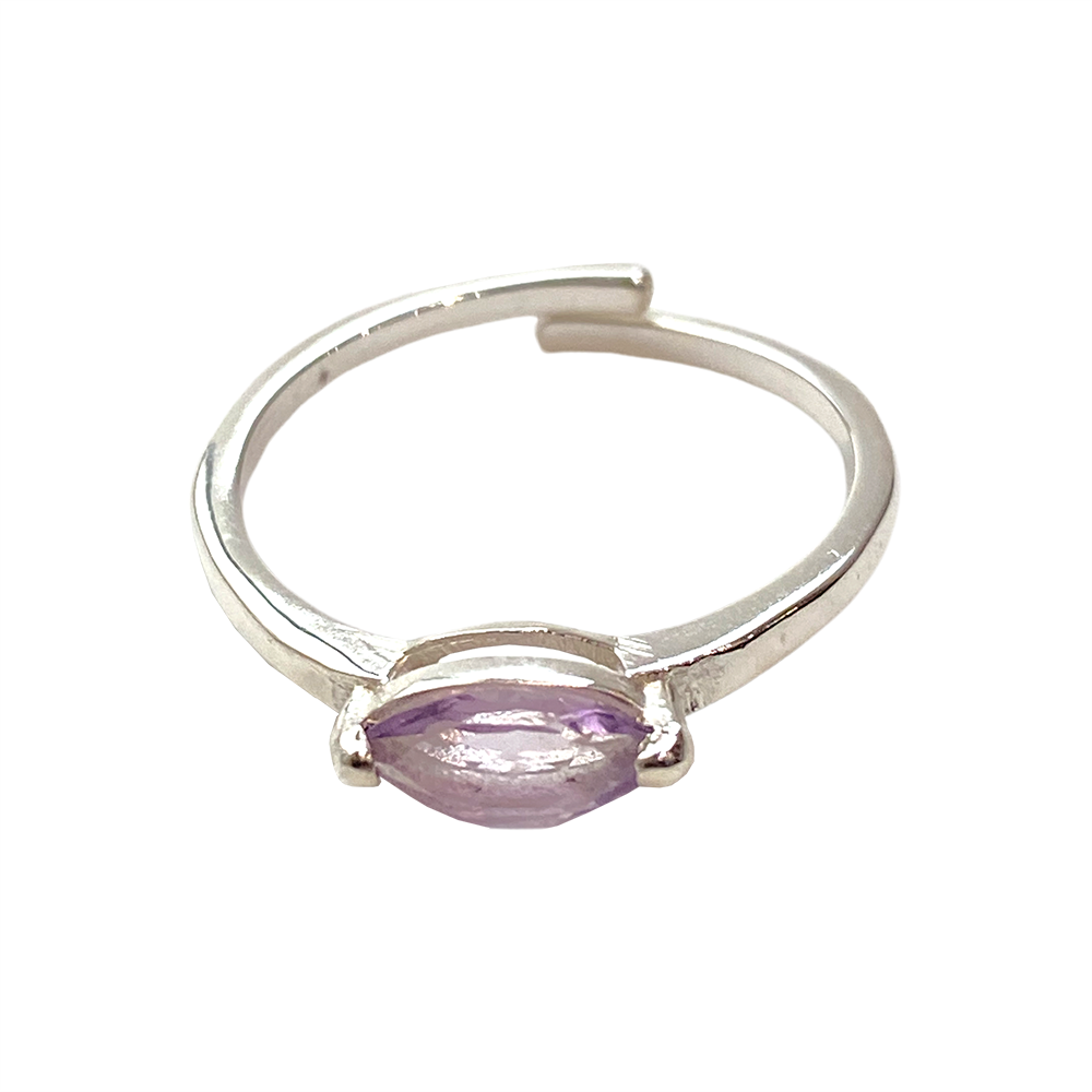 Silver-Plated Adjustable Ring (#34)
