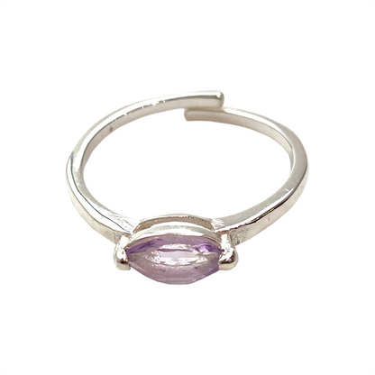 Silver-Plated Adjustable Ring (#34)